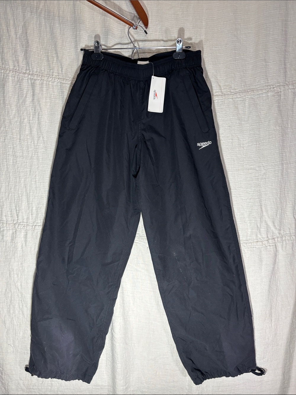 Speedo Black Men's Lightweight Track Joggers